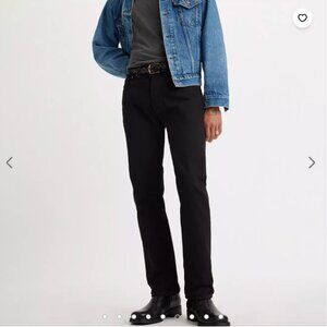 Levi's Men's Black 501 Original Straight Fit Jeans - Size 36X29